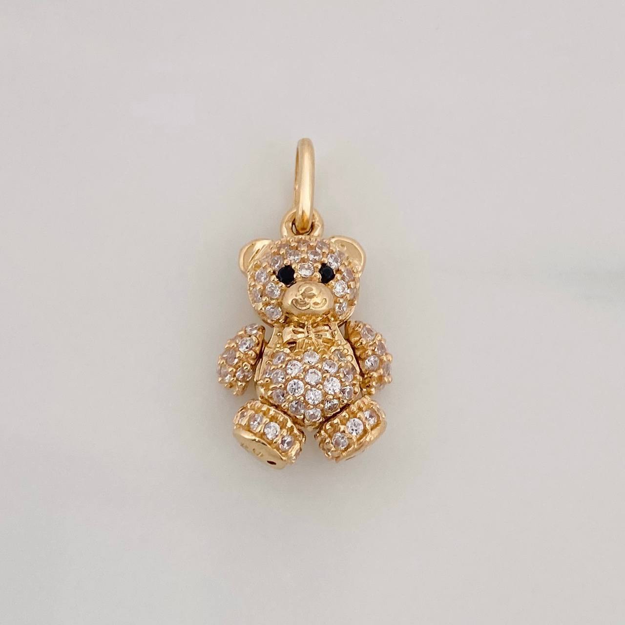 Dije Oso Articulado 2.7g / 2cm Oro Amarillo 18K