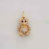 Dije Oso Articulado 2.7g / 2cm Oro Amarillo 18K