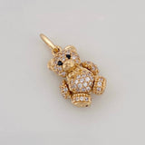 Dije Oso Articulado 2.7g / 2cm Oro Amarillo 18K