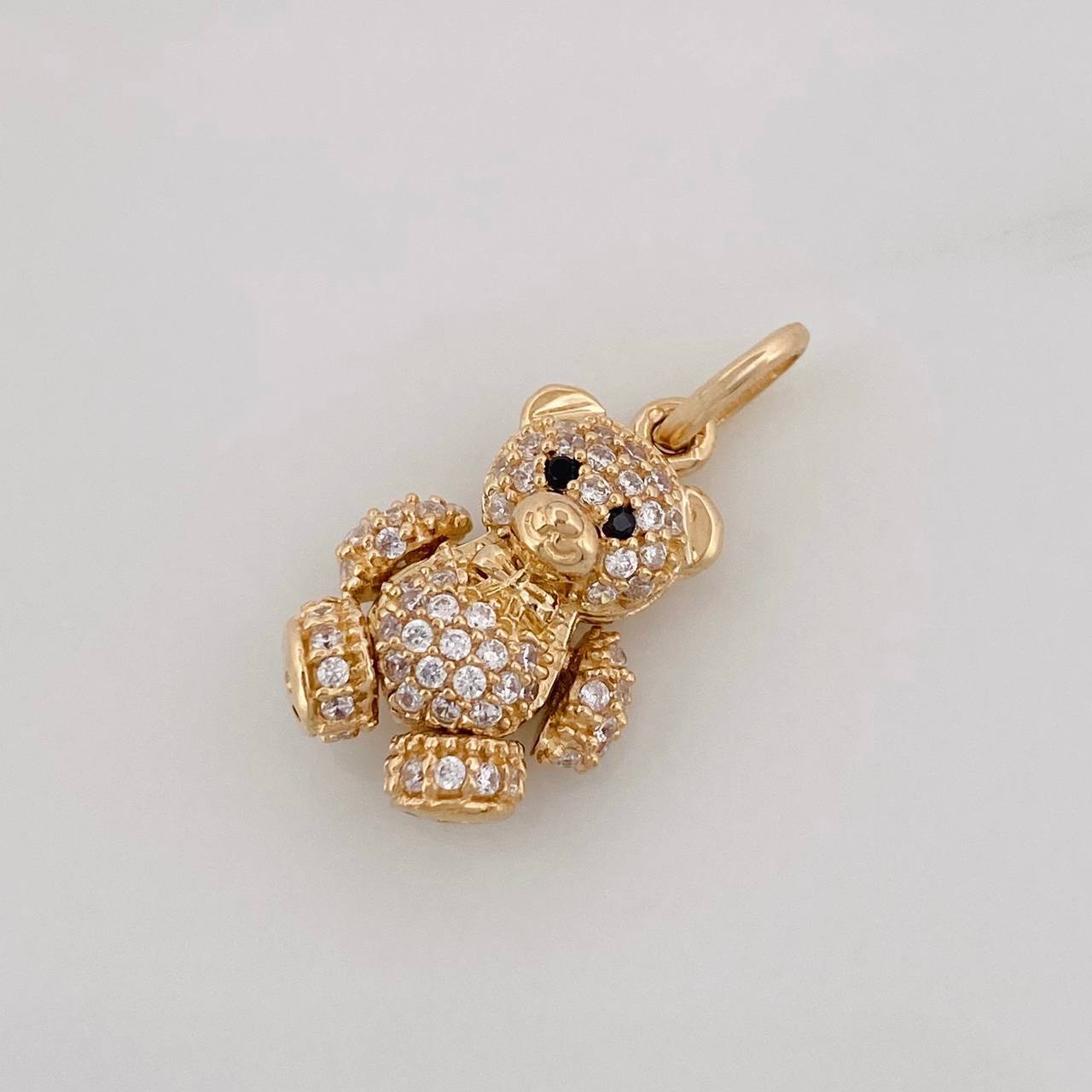 Dije Oso Articulado 2.7g / 2cm Oro Amarillo 18K