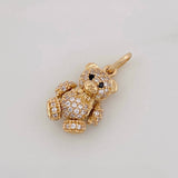 Dije Oso Articulado 2.7g / 2cm Oro Amarillo 18K