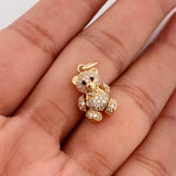 Dije Oso Articulado 2.7g / 2cm Oro Amarillo 18K