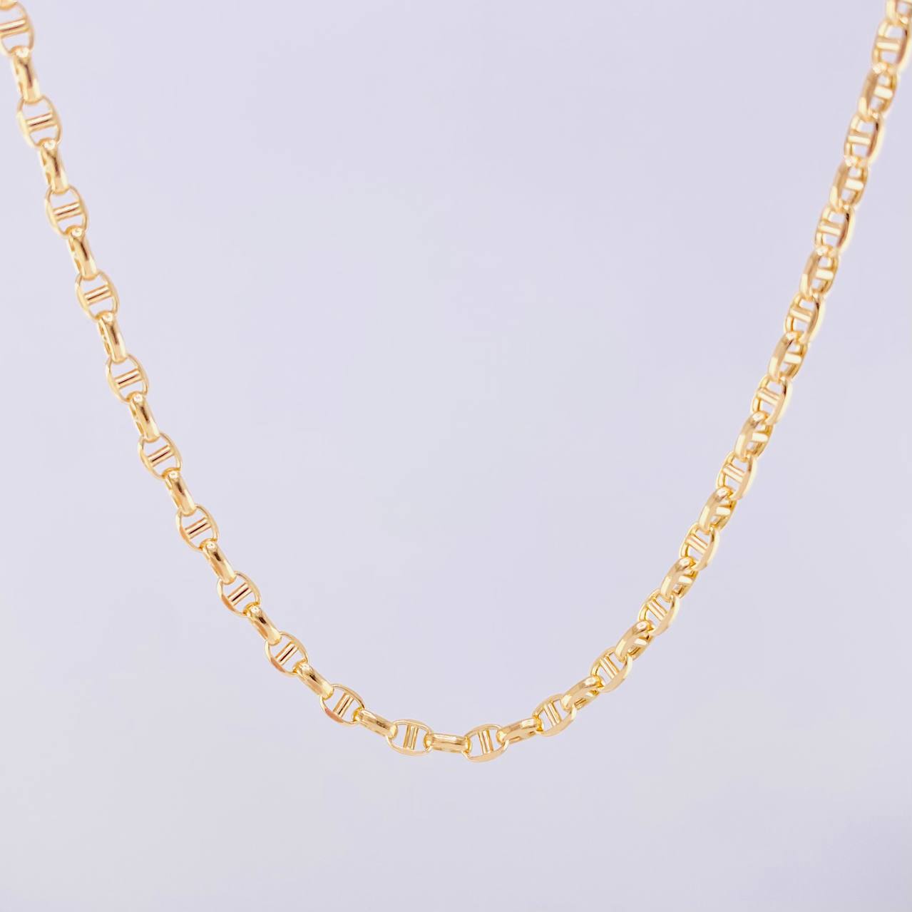 Cadena Marinera 4.9g / 60cm / 2.6mm Oro Amarillo 18K