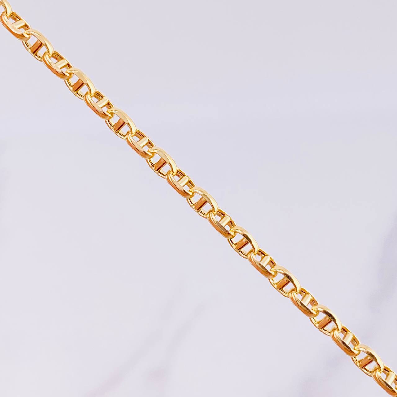 Cadena Marinera 4.15g / 50cm / 2.6mm Oro Amarillo 18K