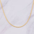 Cadena Militar Media Luna 6.5g / 50cm / 1.8mm Oro Amarillo 18K