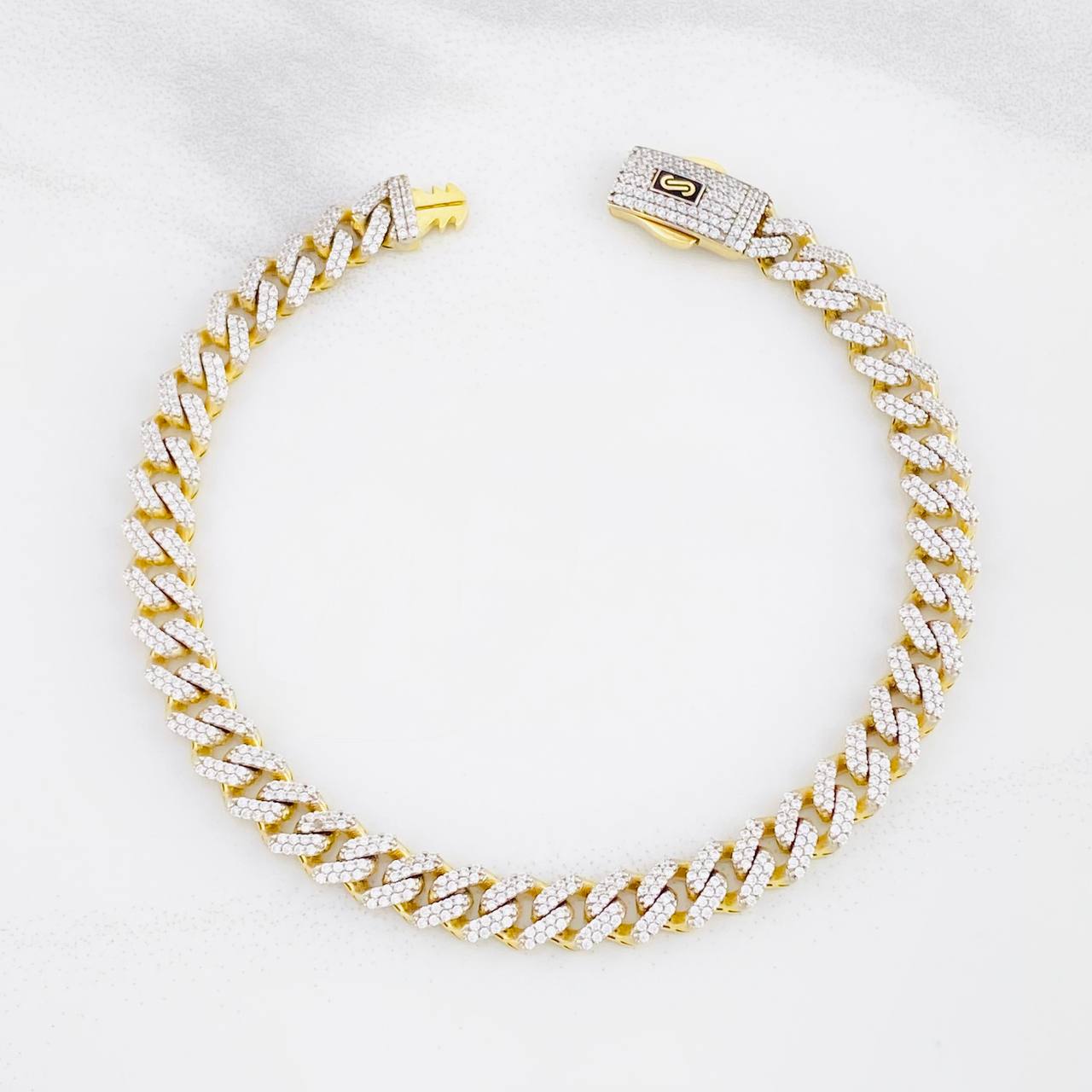 Pulso Monaco 12g / 20.5cm / 6.6mm Oro Amarillo 18K