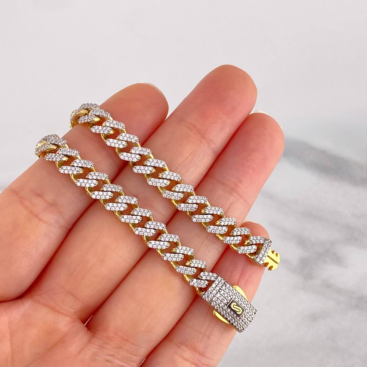 Pulso Monaco 12g / 20.5cm / 6.6mm Oro Amarillo 18K