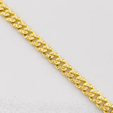 Pulso Monaco Diamantado 6.05g / 17.7cm / 5mm Oro Amarillo 18K