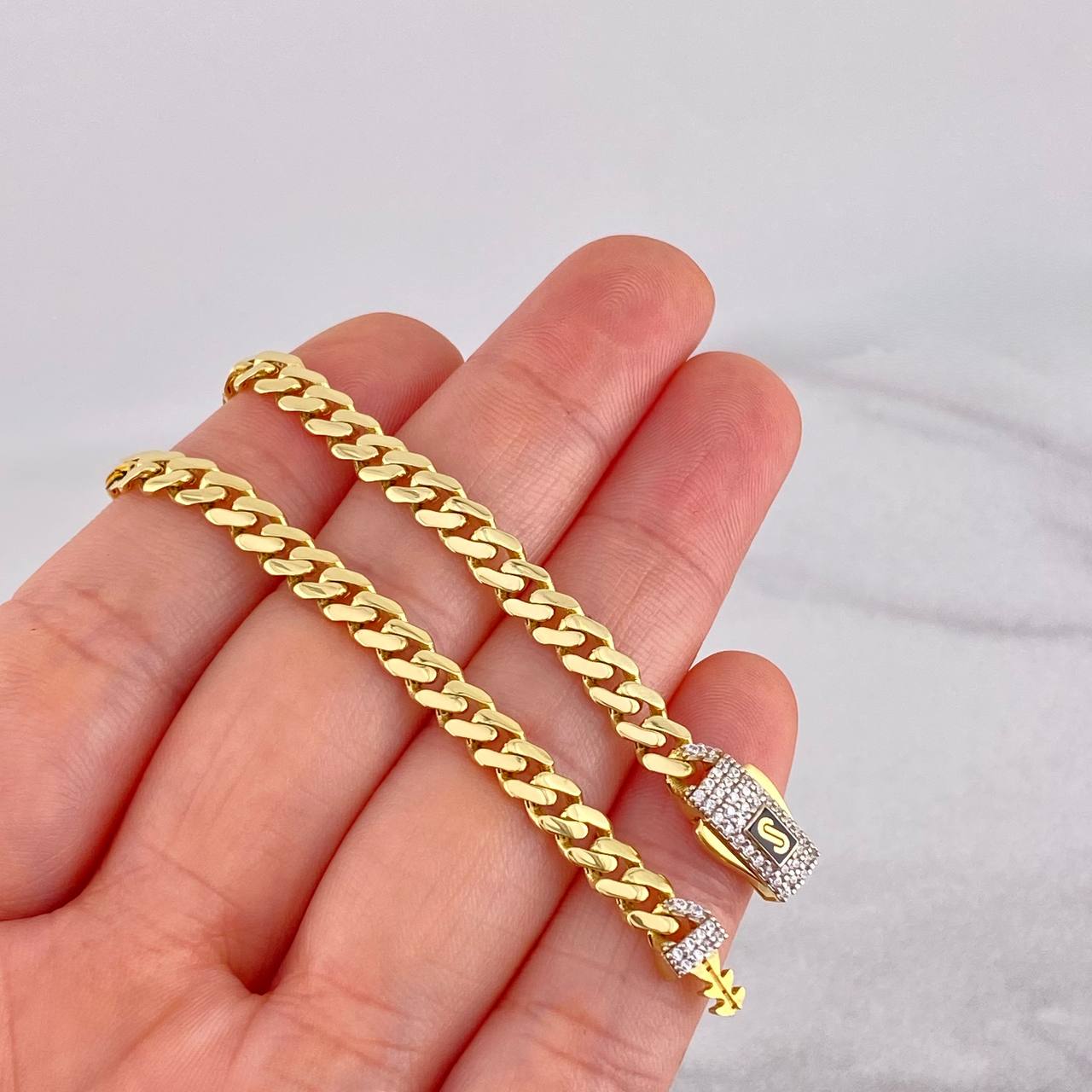 Pulso Monaco 7.6g / 20.6cm / 5mm Oro Amarillo 18K