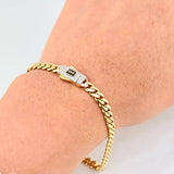 Pulso Monaco 7.05g / 20.2cm / 4.8mm Oro Amarillo 18K