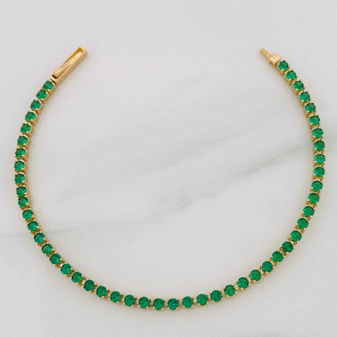 Pulso Tennis 6.45g / 18cm / 2.6mm Oro Amarillo 18K