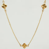 Cadena Espiga Trebol 3.9gr / 45cm / 8mm Oro Amarillo Nac.Esp. 18K *