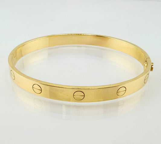 Pulso Aro Destornillable 6.9gr / 17cm / Oro Amarillo +4 18K ©