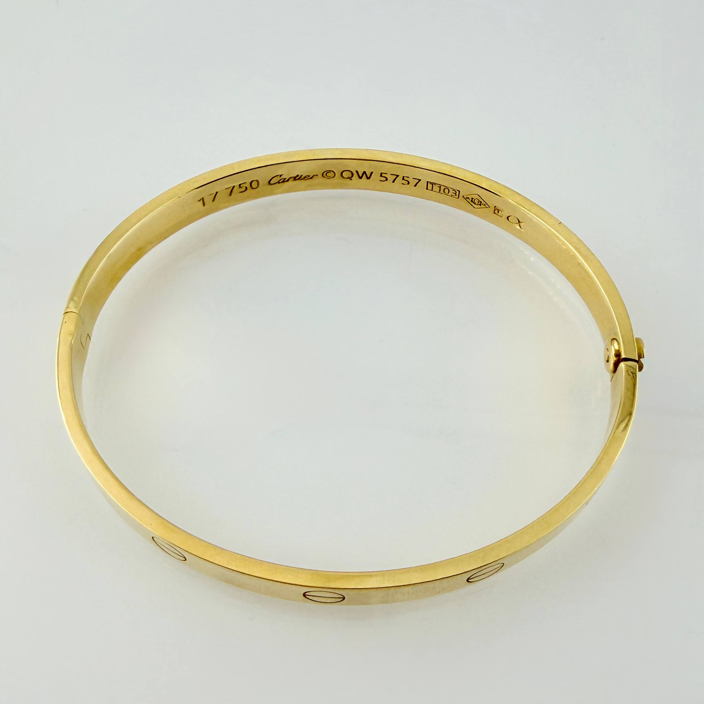 Pulso Aro Destornillable 6.9gr / 17cm / Oro Amarillo +4 18K ©