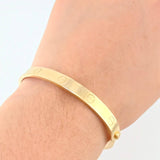 Pulso Aro Destornillable 6.9gr / 17cm / Oro Amarillo +4 18K ©