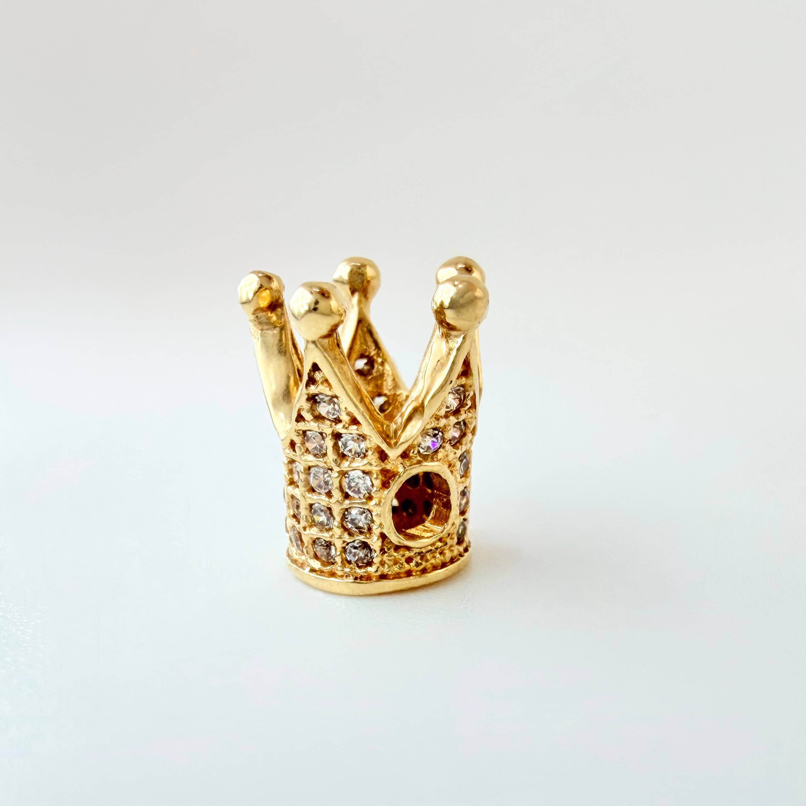 Herraje Corona 1.7gr / 1cm / Oro Amarillo 18K ©