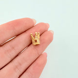 Herraje Corona 1.65gr / 1cm / Oro Amarillo 18K ©