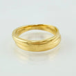 Anillo Argolla Bulto Central 5.85gr / T8 1/4 / Oro Amarillo 18K ©