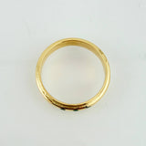 Anillo Argolla Bulto Central 7.1gr / T11 3/4 / Oro Amarillo 18K ©