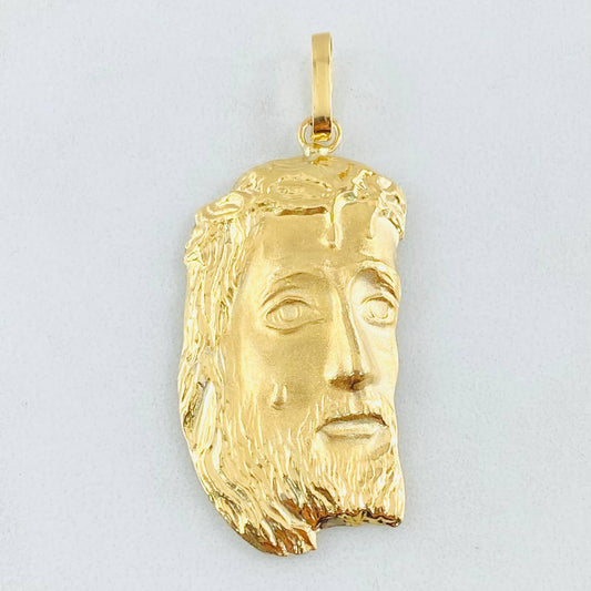 Dije Rostro Cristo 3.7gr / 4.5cm / Oro Amarillo 18K
