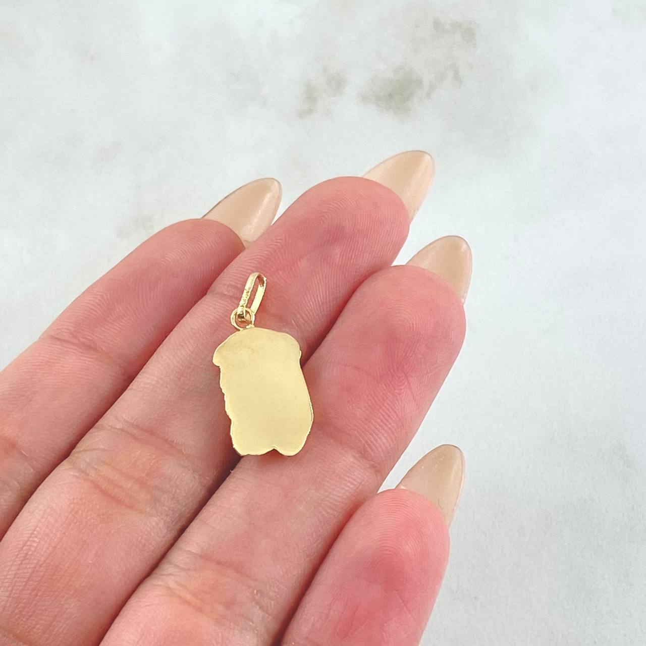 Dije Rostro Cristo 0.85gr / 2.5cm / Oro Amarillo 18K