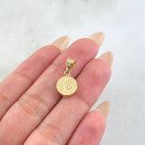 Dije San Benito 0.6gr / 2cm / Oro Amarillo 18K