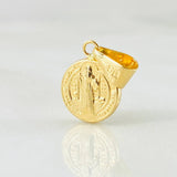 Dije San Benito 0.6gr / 2cm / Oro Amarillo 18K