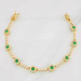 Pulso Halo 9.55g / 18cm / 2.6mm Oro Amarillo 18K