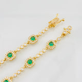 Pulso Halo 9.55g / 18cm / 2.6mm Oro Amarillo 18K