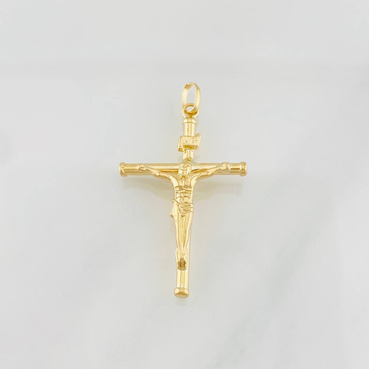 Dije Cruz Cristo 1.4g / 4cm Oro Amarillo 18K