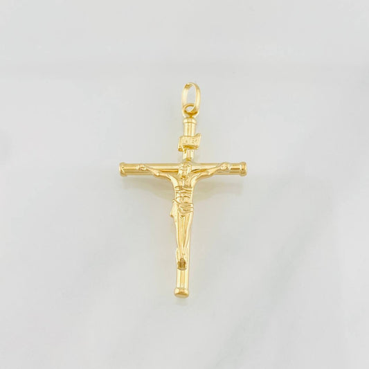 Dije Cruz Cristo 1.4g / 4cm Oro Amarillo 18K