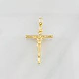 Dije Cruz Cristo 1.4g / 4cm Oro Amarillo 18K