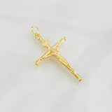 Dije Cruz Cristo 1.4g / 4cm Oro Amarillo 18K