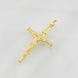 Dije Cruz Cristo 1.4g / 4cm Oro Amarillo 18K