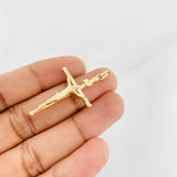 Dije Cruz Cristo 1.4g / 4cm Oro Amarillo 18K