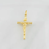 Dije Cruz Cristo 1.25g / 3.5cm Oro Amarillo 18K