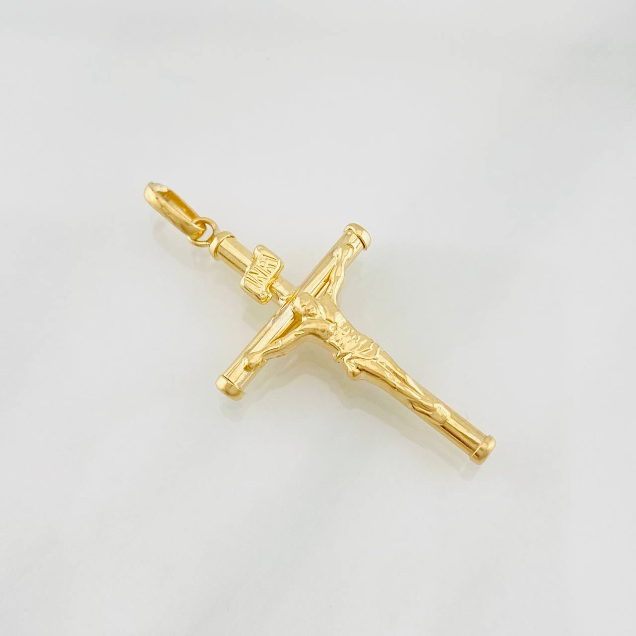 Dije Cruz Cristo 1.25g / 3.5cm Oro Amarillo 18K