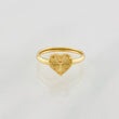 Anillo Corazon 1g / T4 3/4 Oro Amarillo 18K