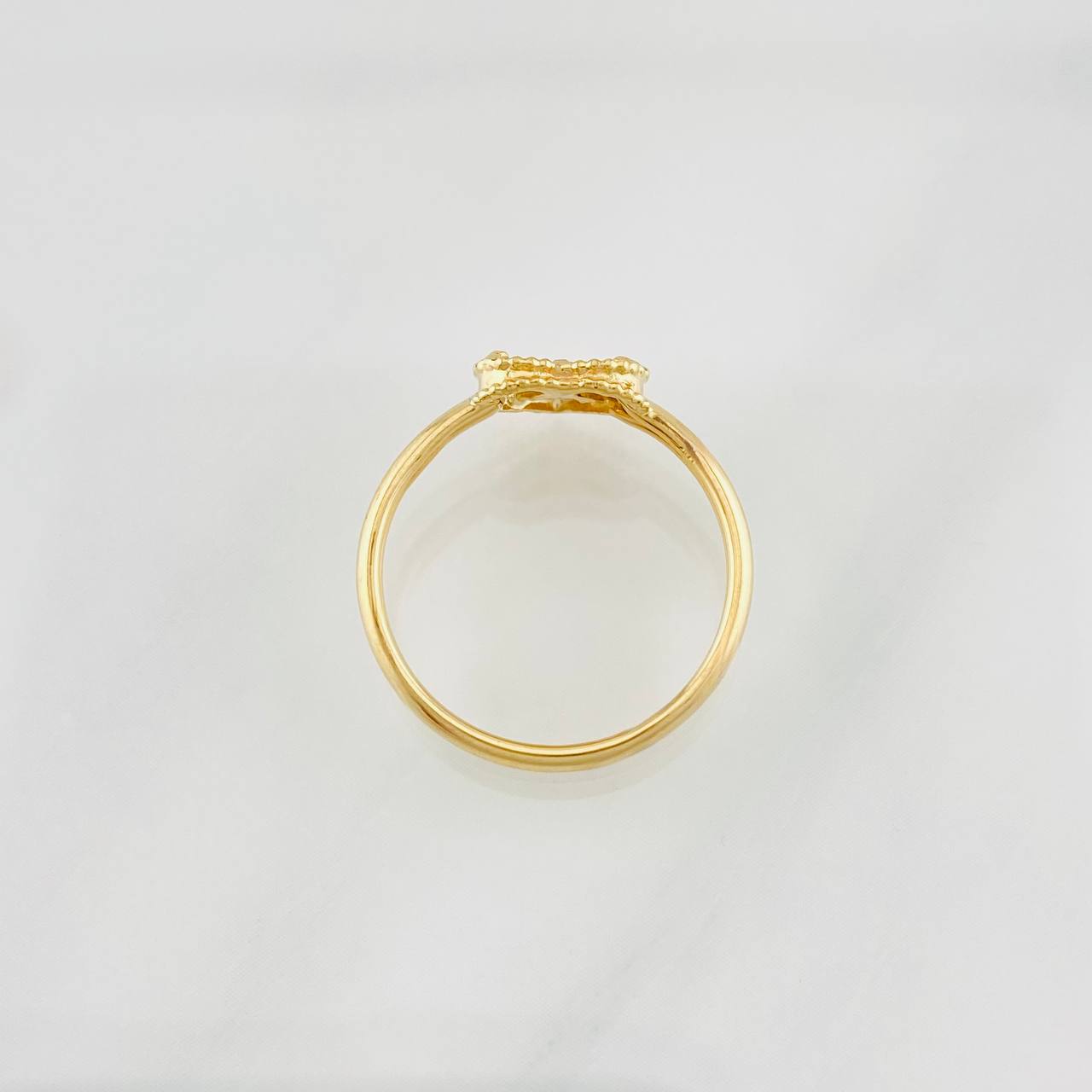 Anillo Corazon 1g / T4 3/4 Oro Amarillo 18K