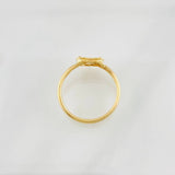 Anillo Corazon 1g / T4 3/4 Oro Amarillo 18K