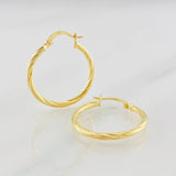 Candongas Arielle 1.45g / 2.5cm Oro Amarillo 18K