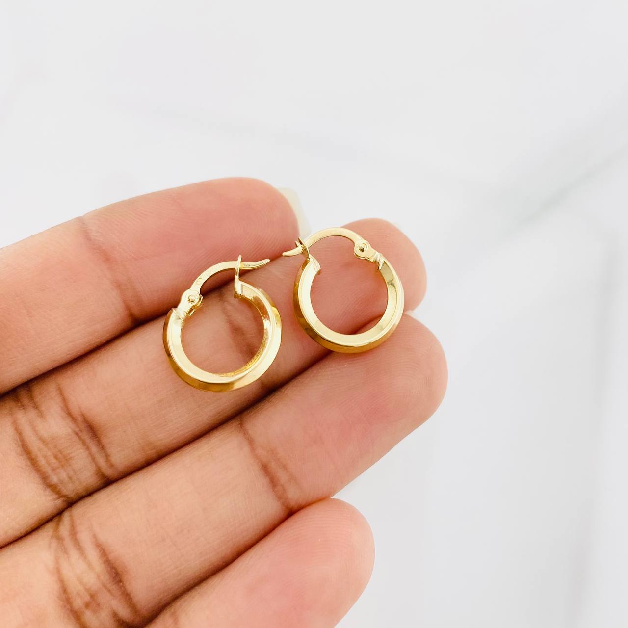 Candongas Clau 1g / 1.5cm Oro Amarillo 18K