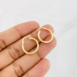 Candongas Itati 1.75g / 2.87cm Oro Amarillo 18K