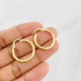 Candongas Sandra 1.95g / 2.5cm Oro Amarillo 18K