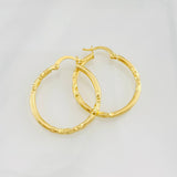 Candongas Megan 1.7g / 3cm Oro Amarillo 18K
