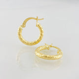 Candongas Majo 1.4g / 1.5cm Oro Amarillo 18K