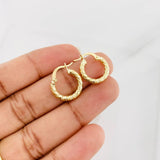 Candongas Majo 1.45g / 1.7cm Oro Amarillo 18K