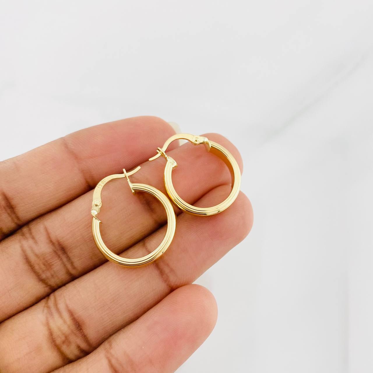 Candongas Winter 1.95g / 2cm Oro Amarillo 18K