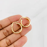 Candongas Winter 1.95g / 2cm Oro Amarillo 18K