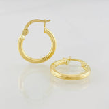 Candongas Lore 1.1g / 1.5cm Oro Amarillo 18K
